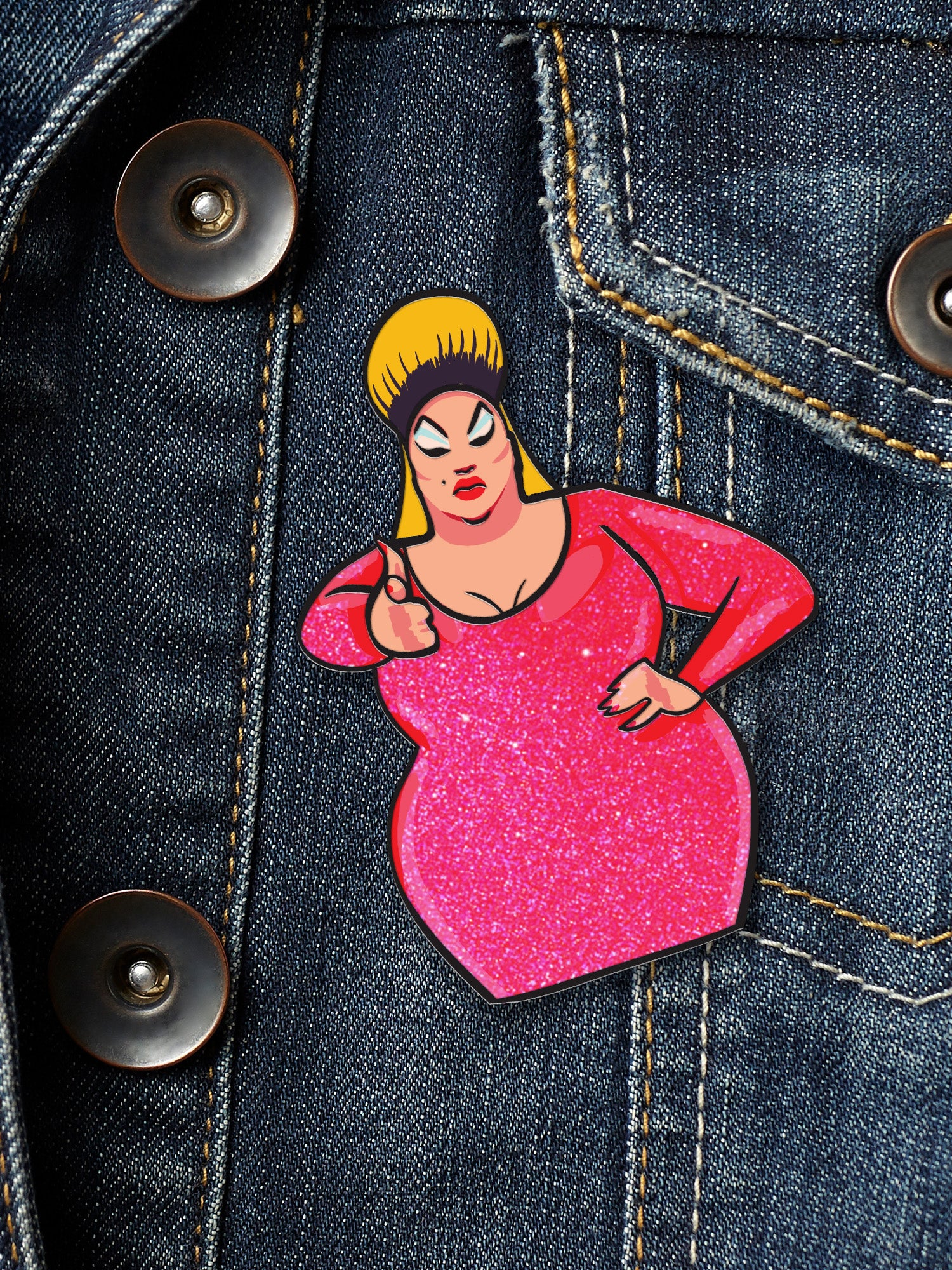 Eureka O'Hara - Divine Enamel Pin