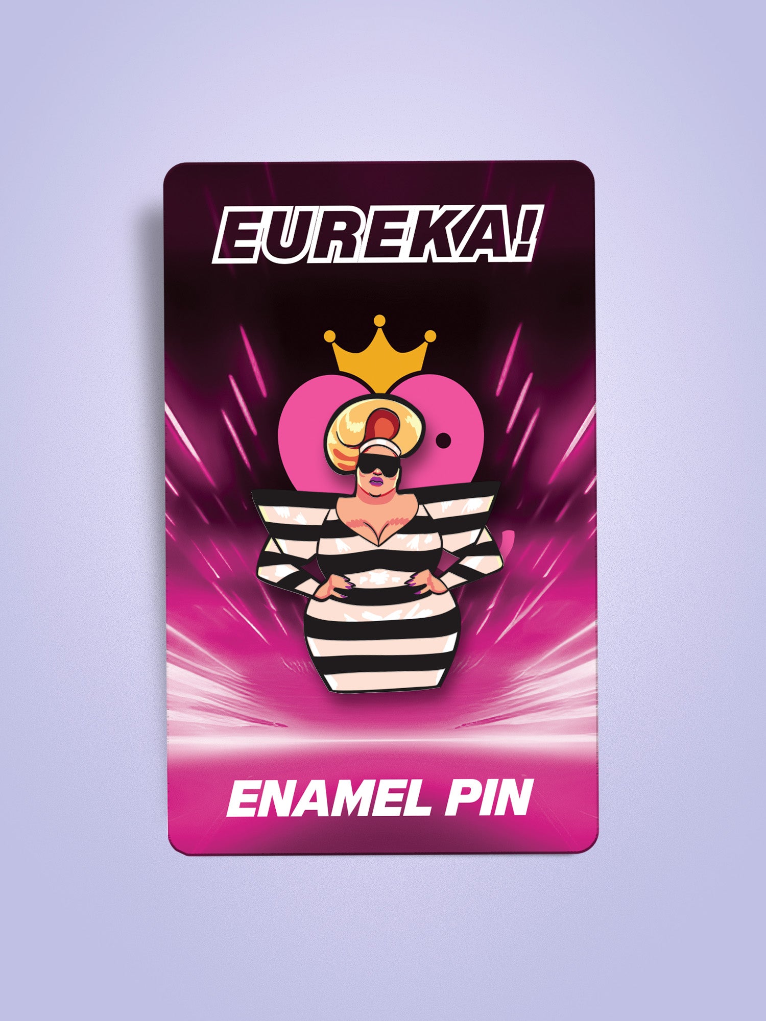 Eureka O'Hara - Stripes Enamel Pin