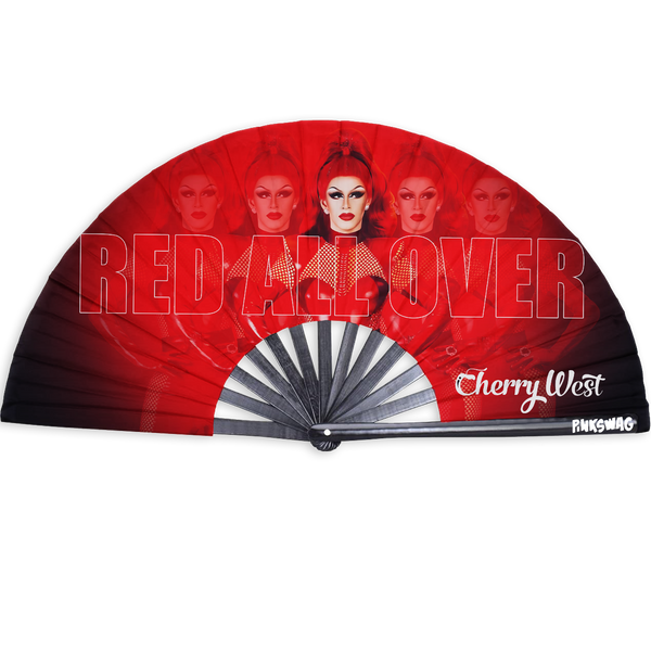 Cherry West - Red All Over Fan