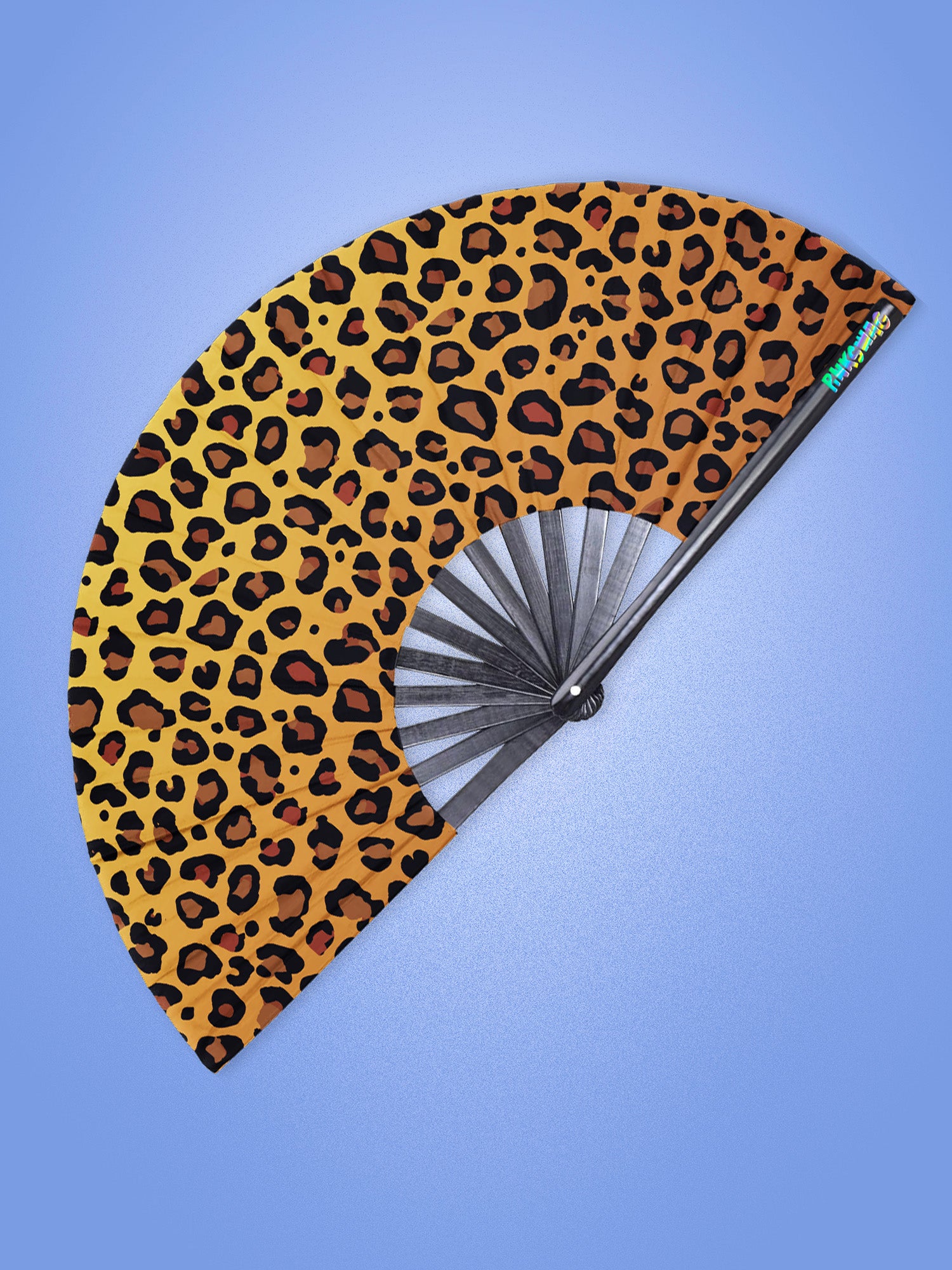 Leopard Print Brown Clack Fan