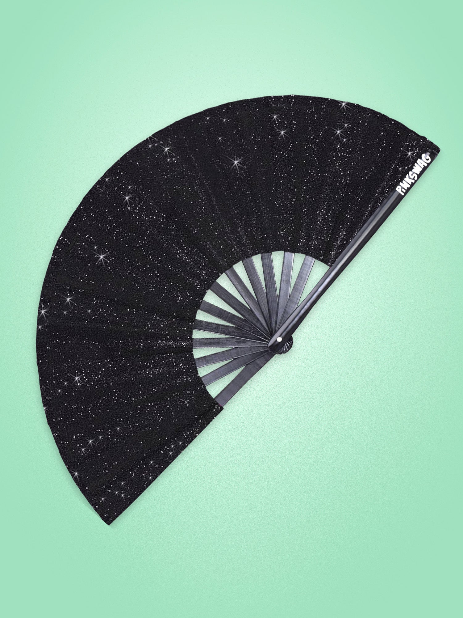 Black Glitter Fan