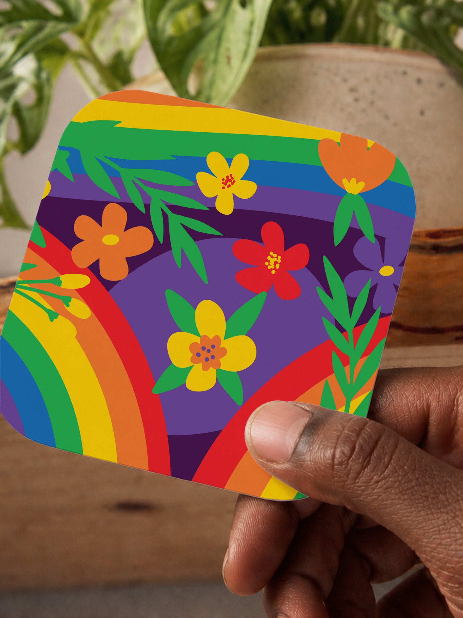 Flower Power Coaster