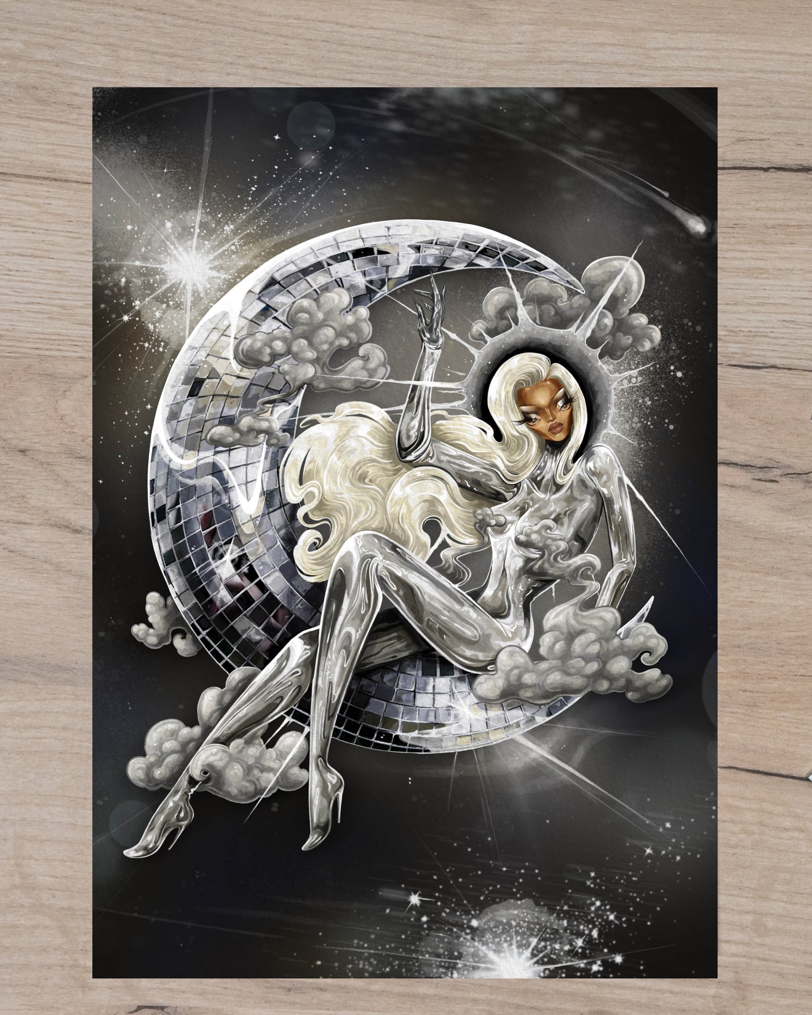 Tayce - Moon A4 Print