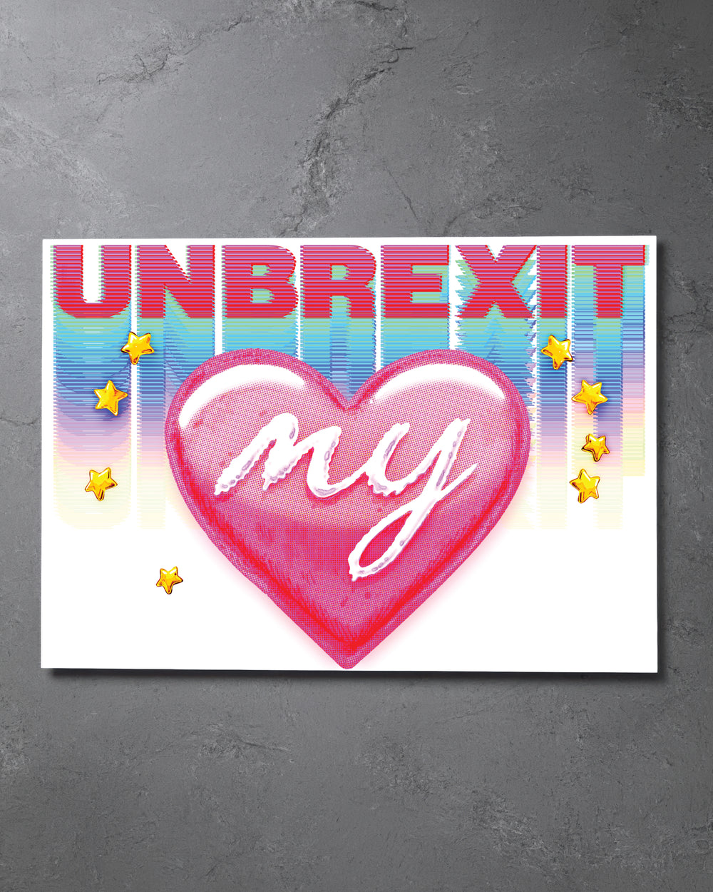 Jock Mooney - Unbrexit My Heart Print