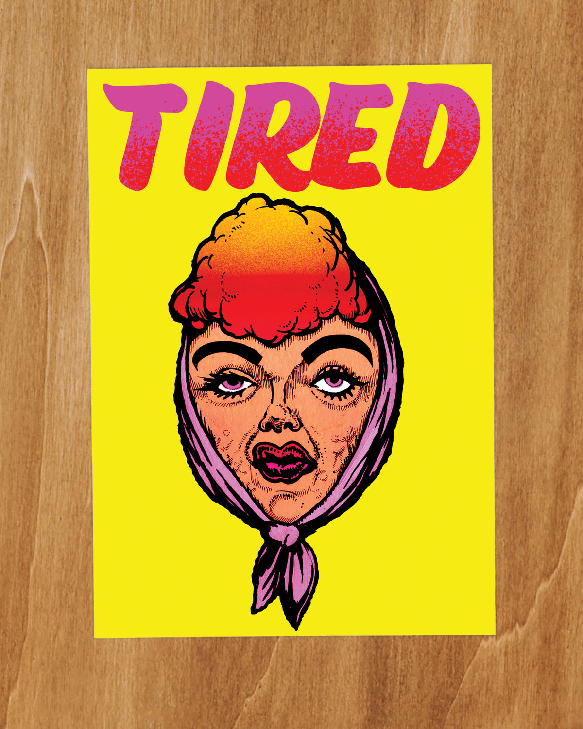 Jock Mooney - Tired Print