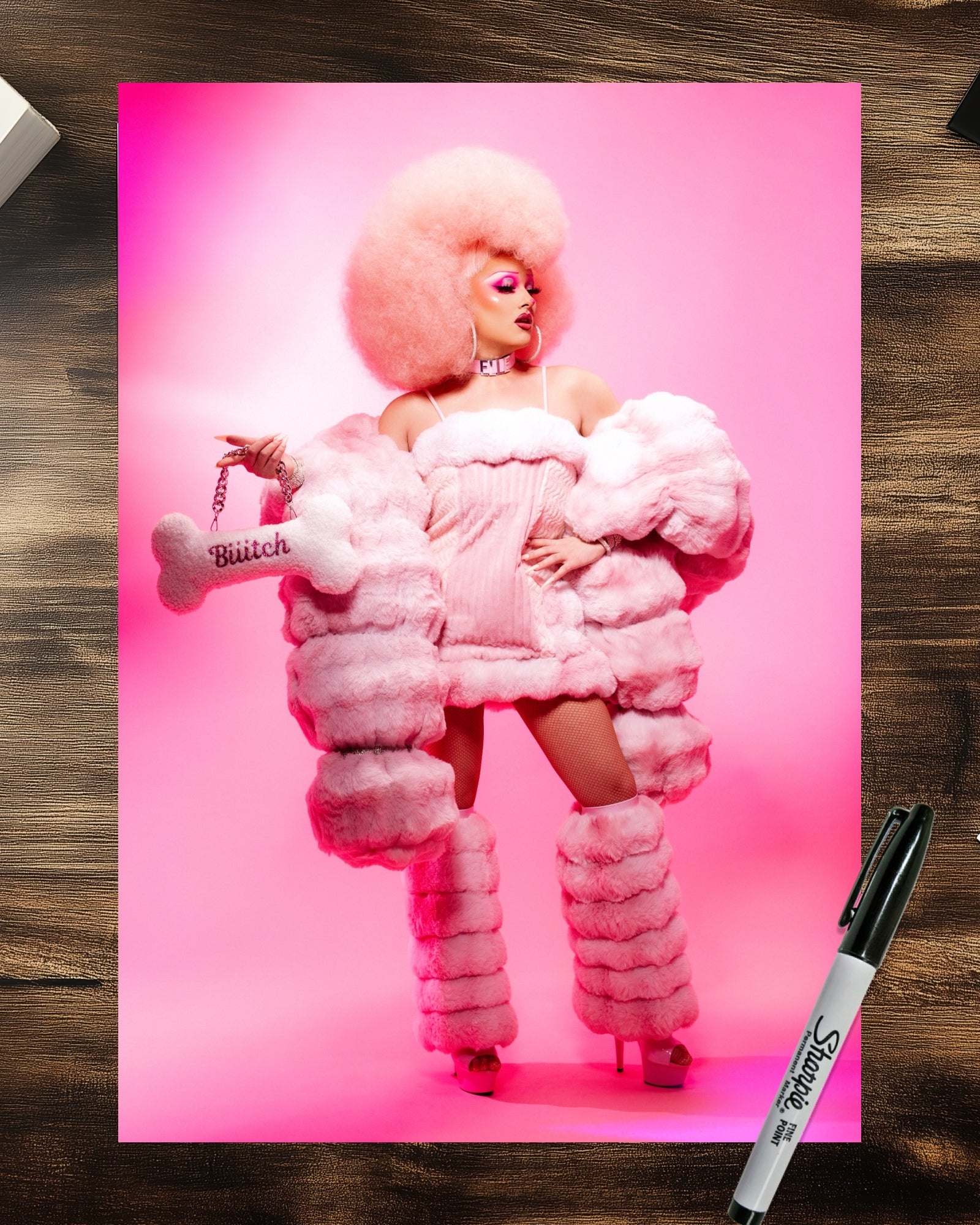 Elle Vosque - Cuddly Signed Print