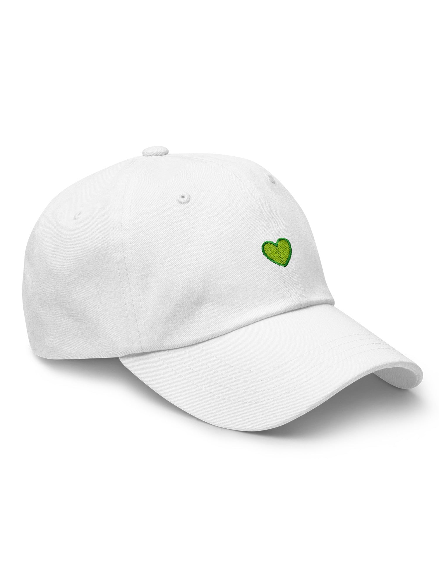 Love Green Embroidered Cap