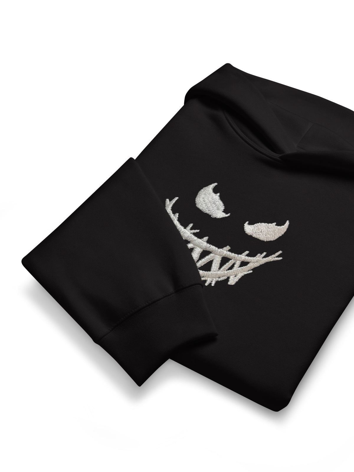 Smile Embroidered Hoodie