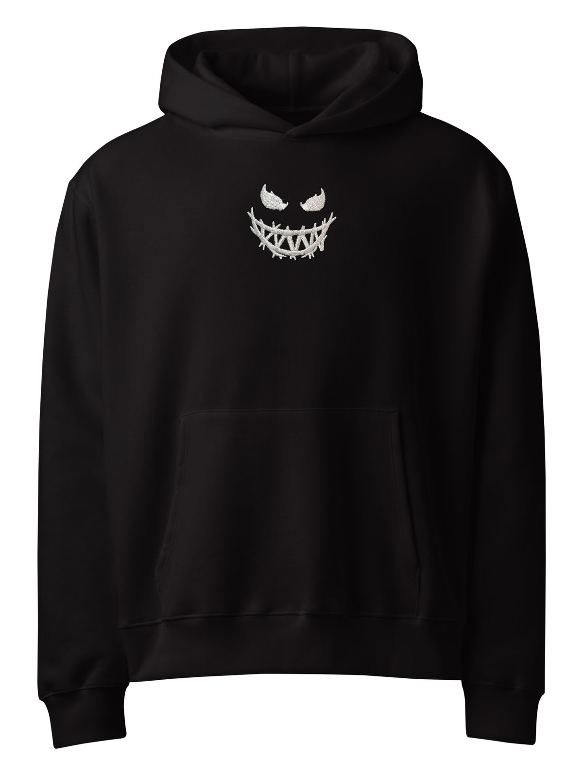 Smile Embroidered Hoodie