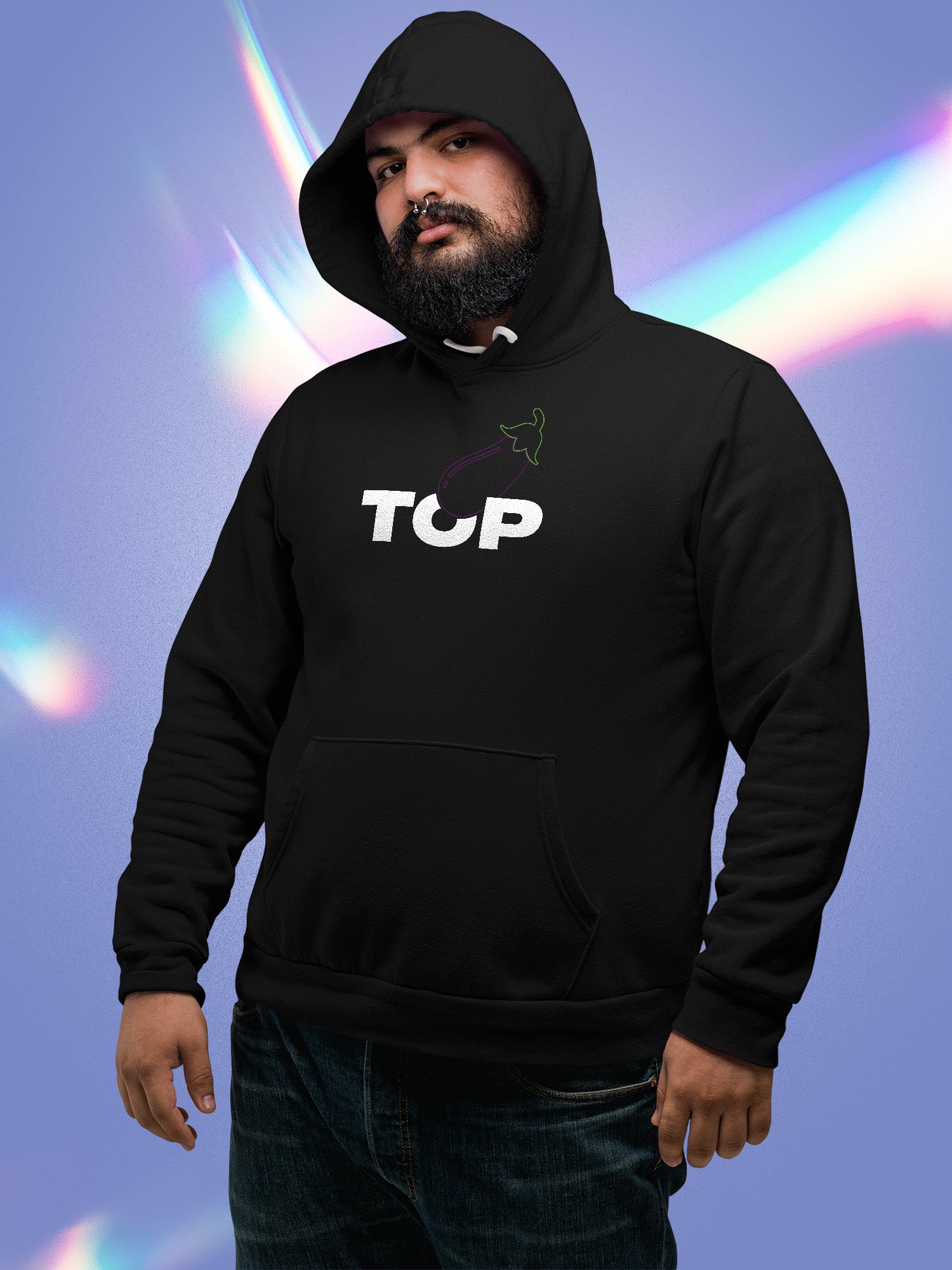 Top Aubergine Hoodie