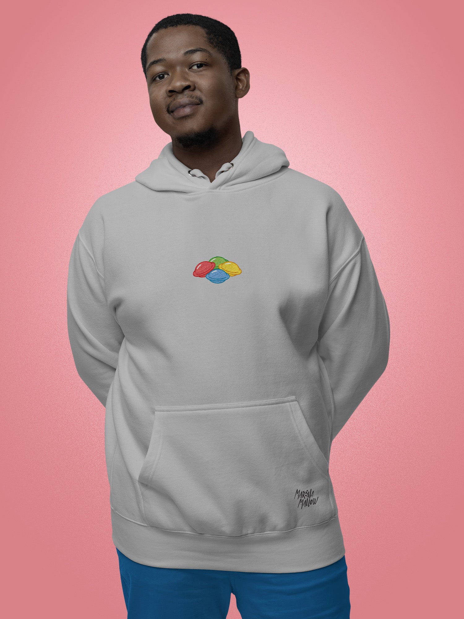 Marsha Mallow - Flying Saucers Embroidered Hoodie