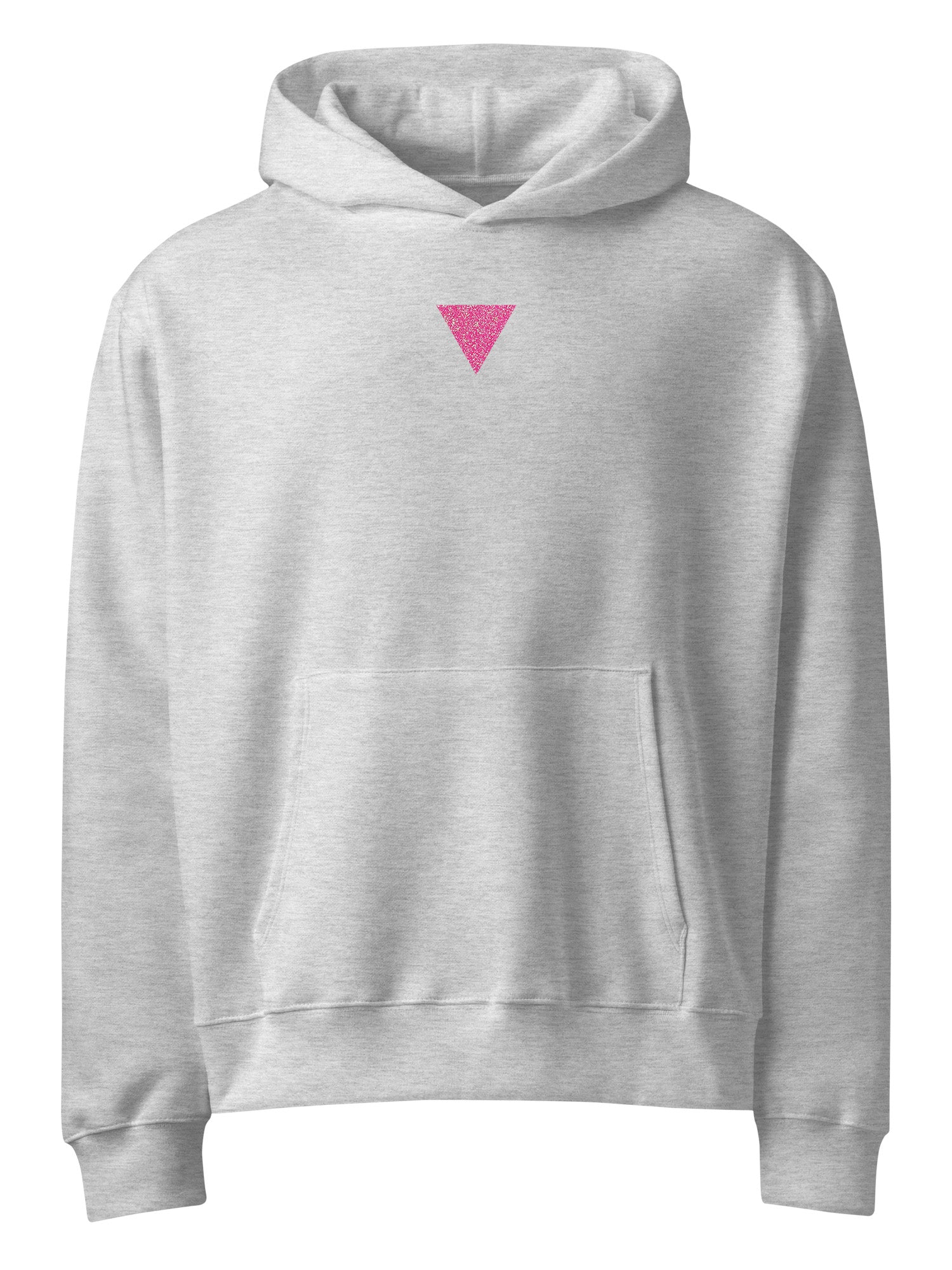 Pink Glitter Triangle Hoodie