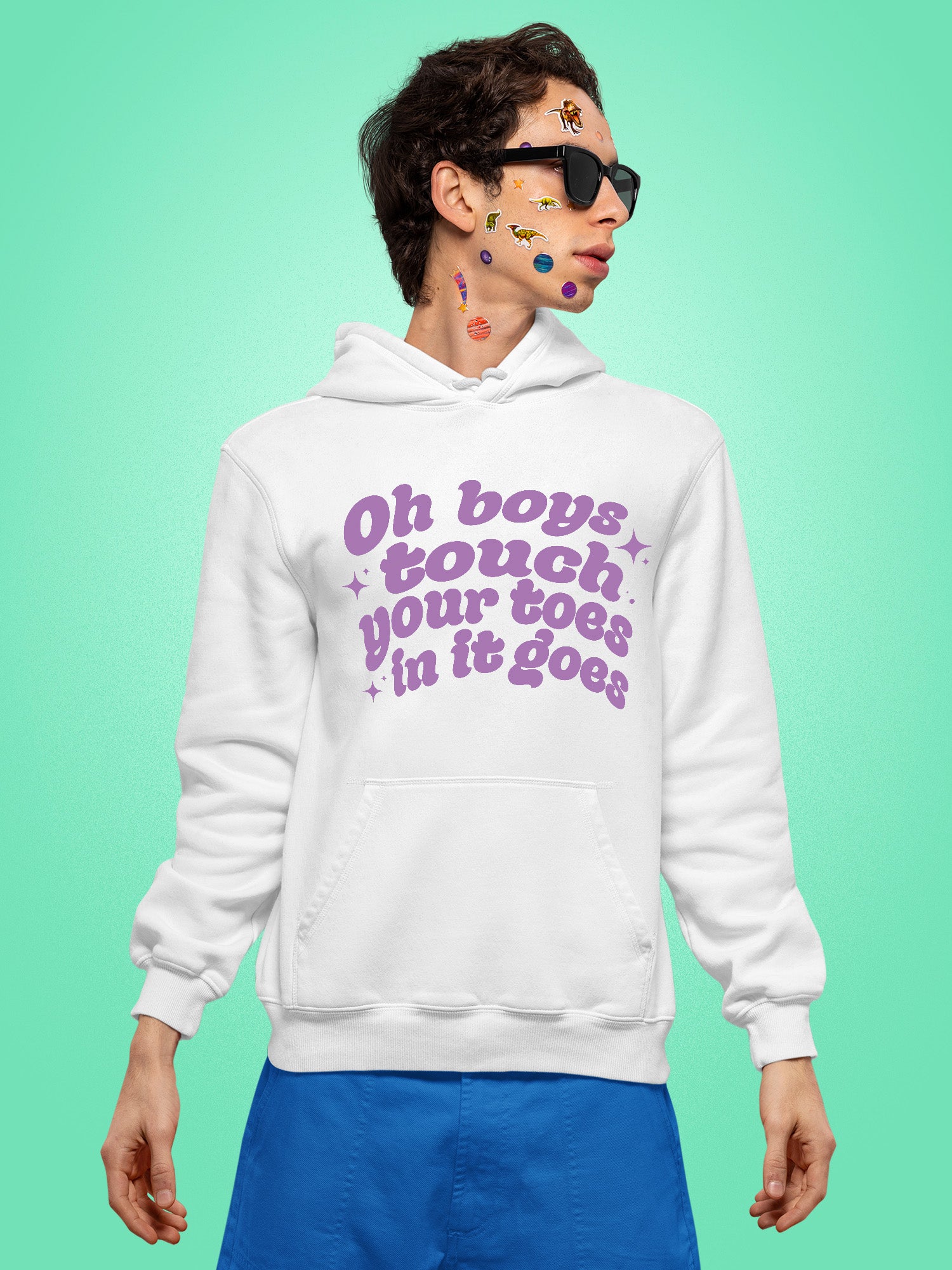 KY Kelly - Oh Boys Touch Your Toes In It Goes Hoodie