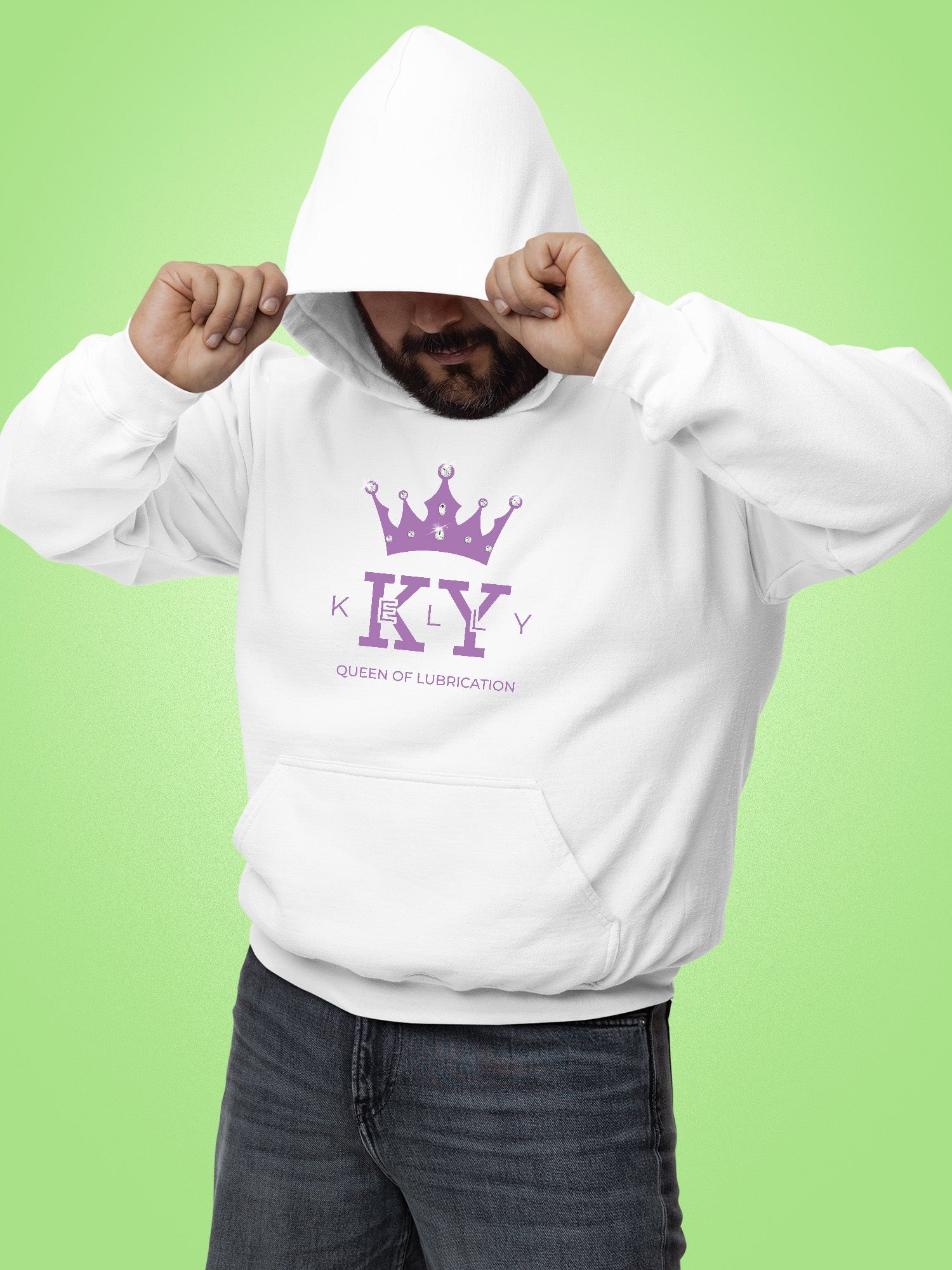 KY Kelly - Queen Of Lubrication Hoodie