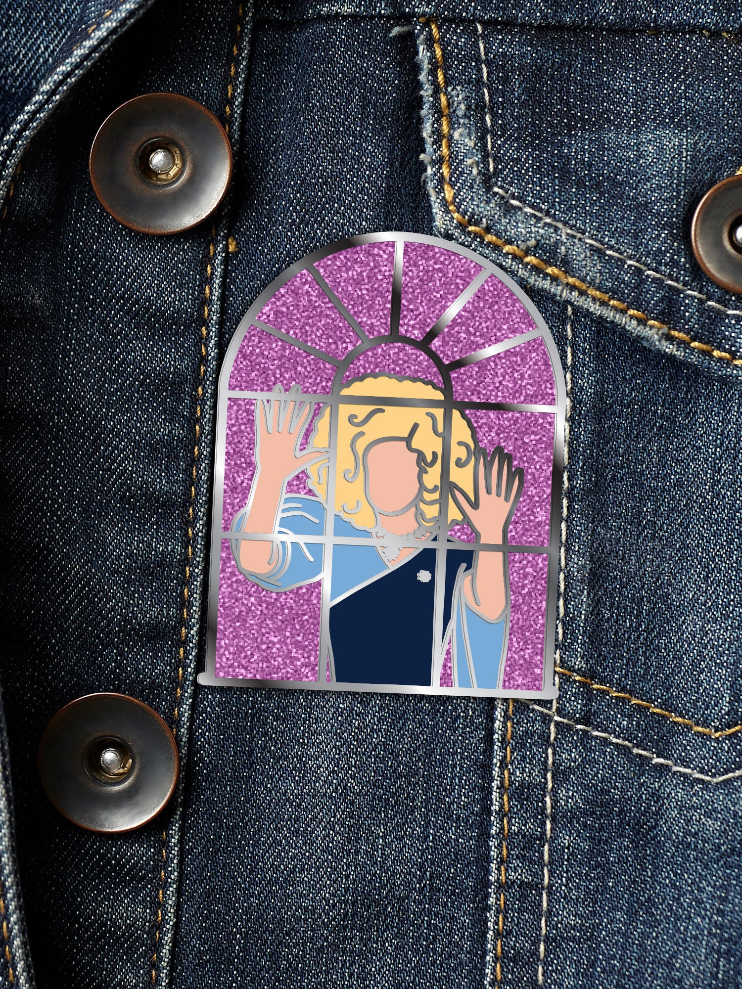 Kate Butch - Window - Enamel Pin