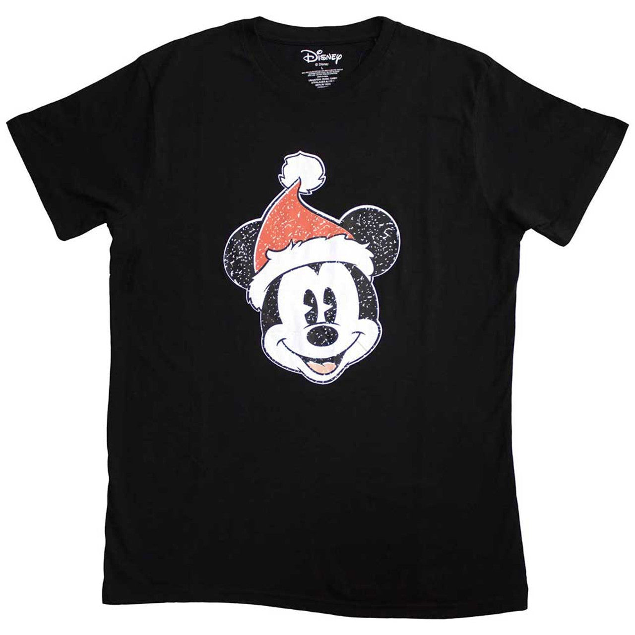 Disney® - Mickey Mouse Unisex T-Shirt: Santa Hat