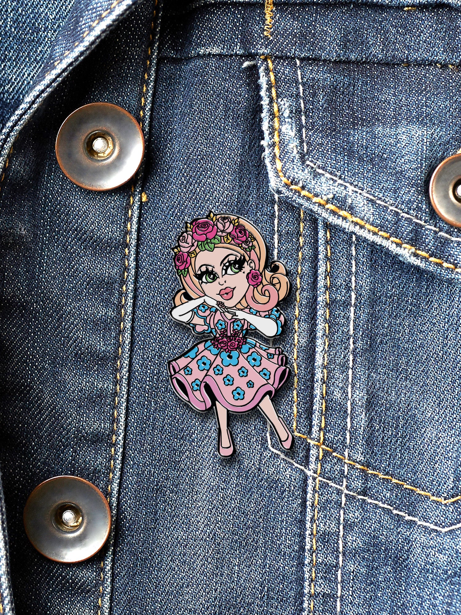 Hannah Conda - Shortcake Enamel Pin