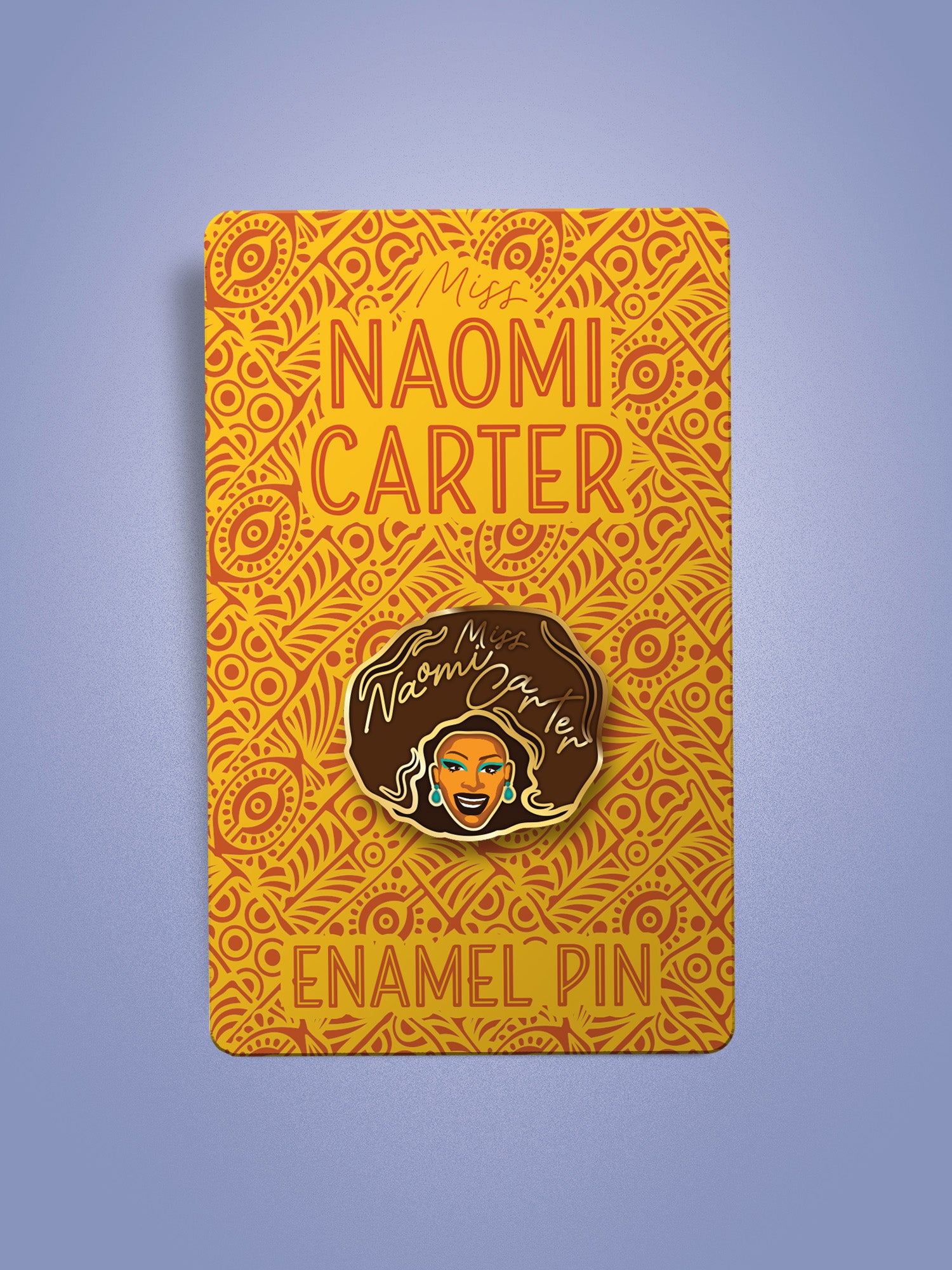 Naomi Carter - Head  Enamel Pin