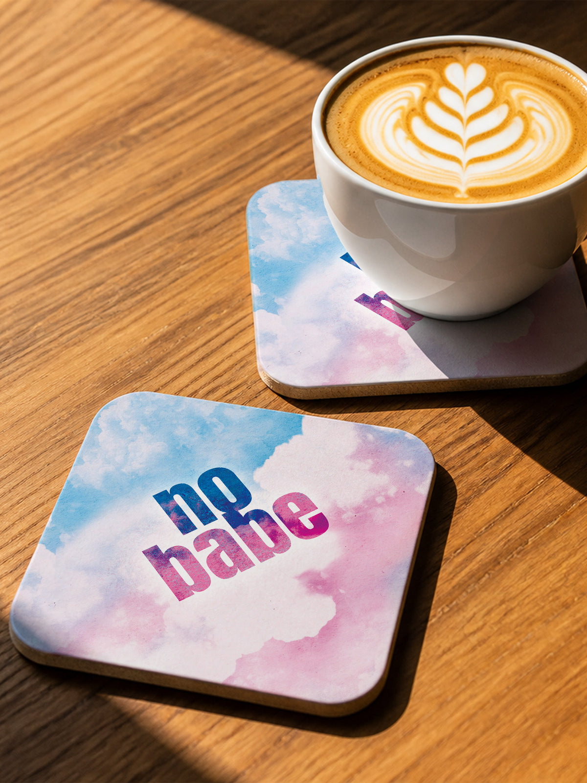 No Babe Coaster
