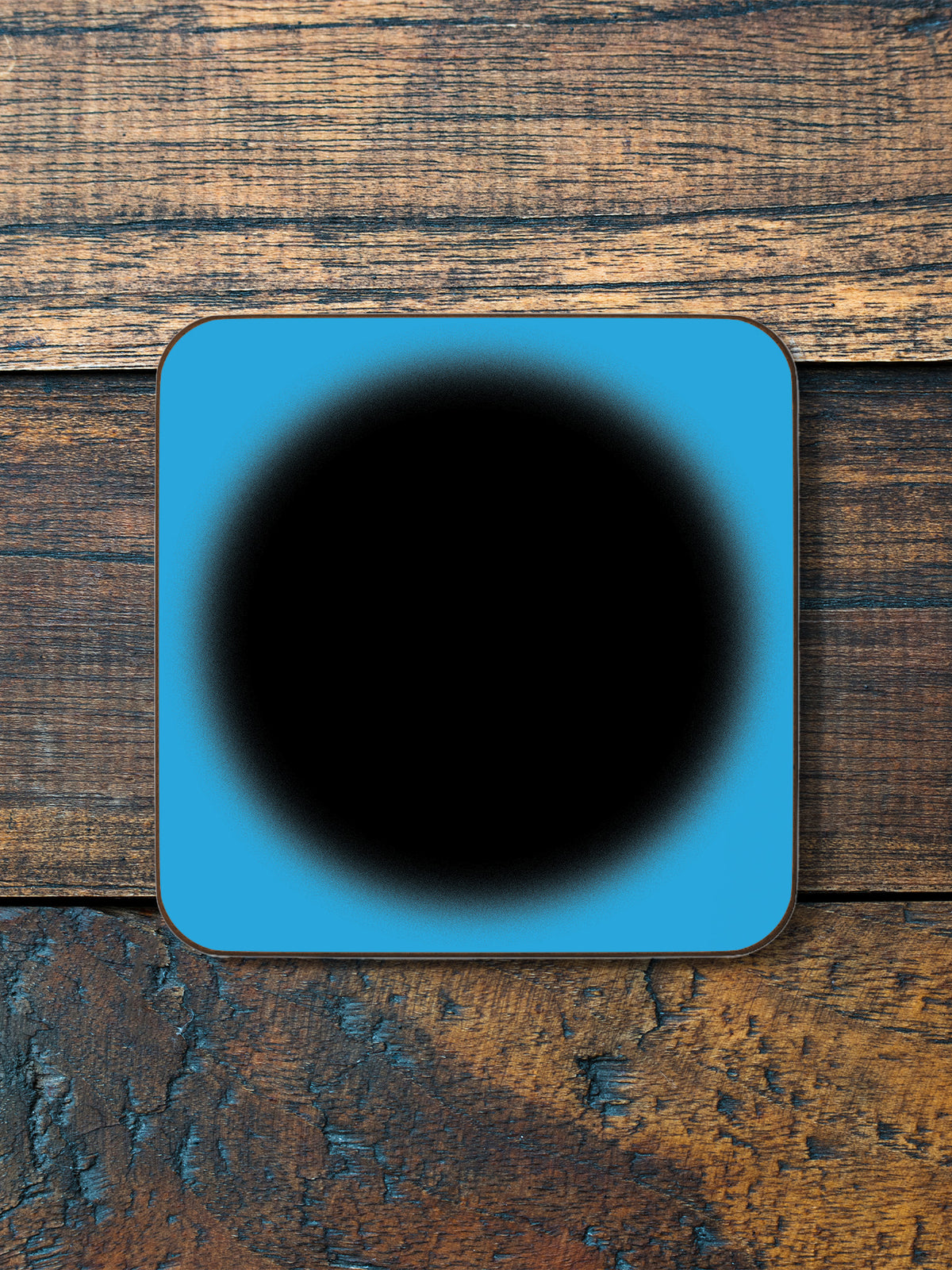 Ombre Cyan Coaster