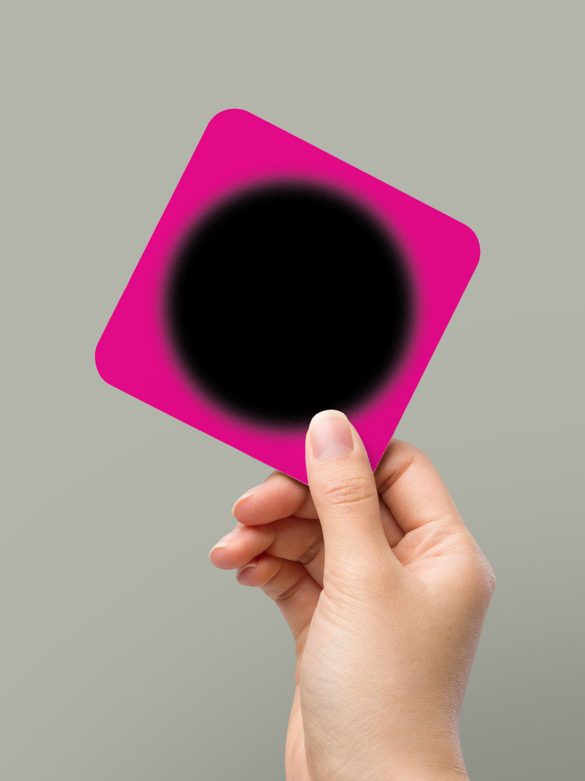 Ombre Magenta Coaster
