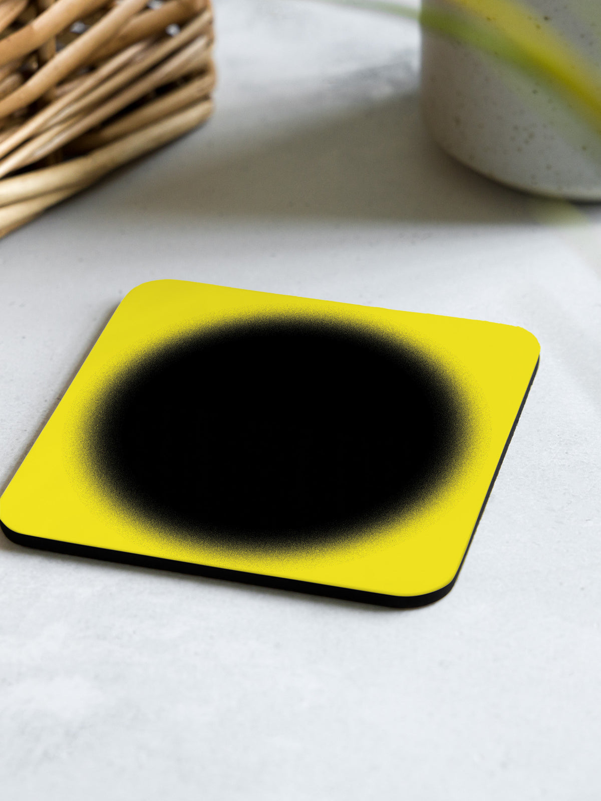 Ombre Yellow Coaster