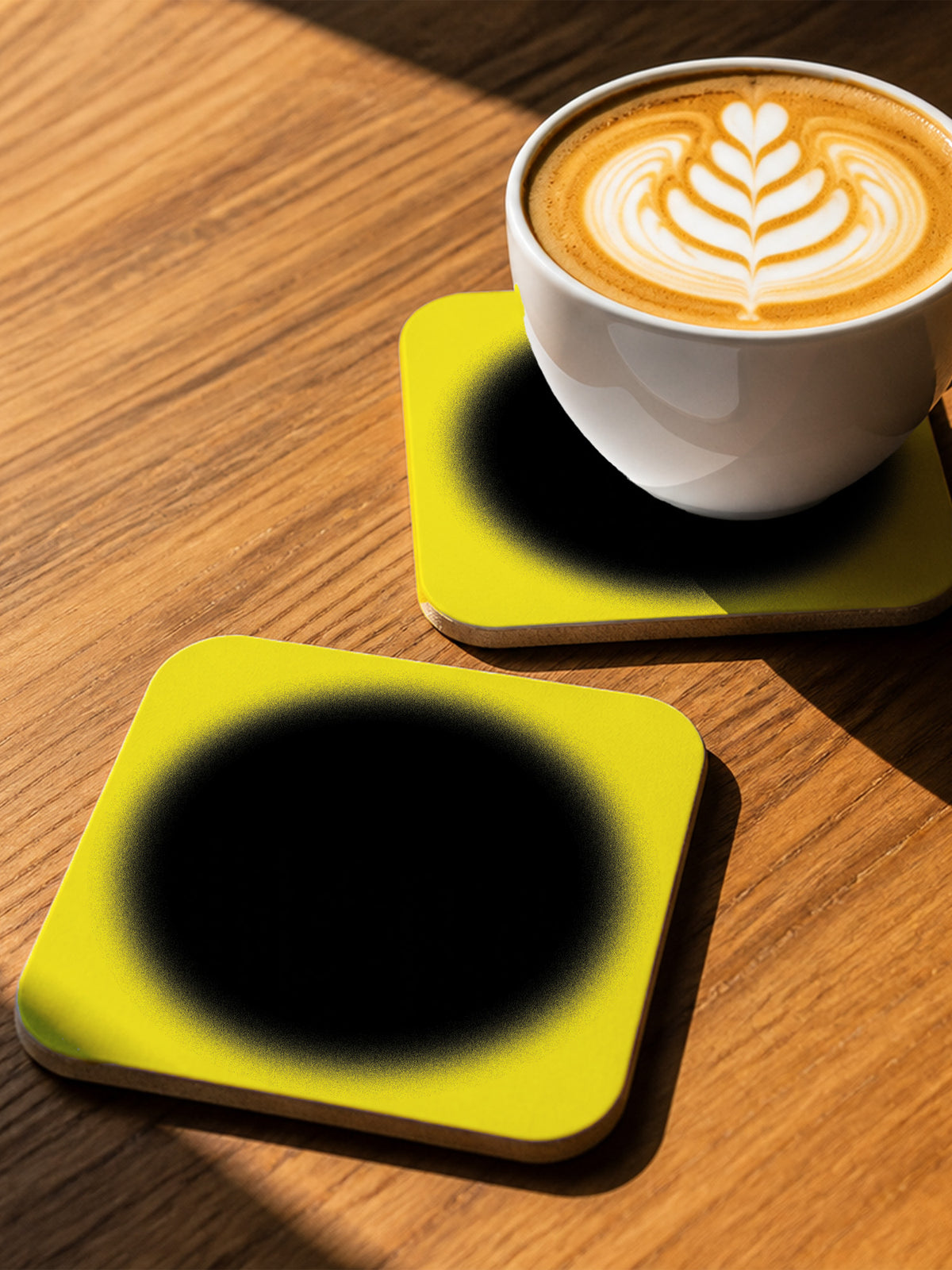 Ombre Yellow Coaster