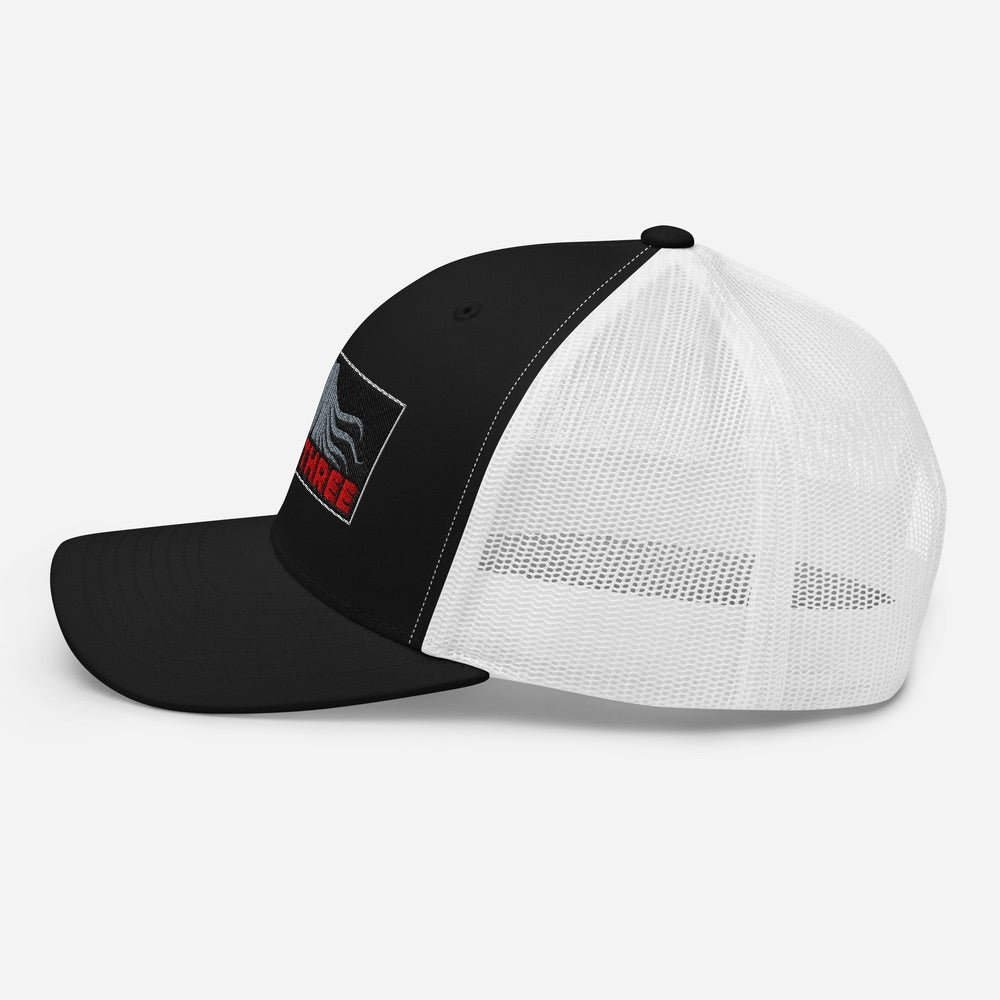 Paige Three -  Hair Embroidered Trucker Cap