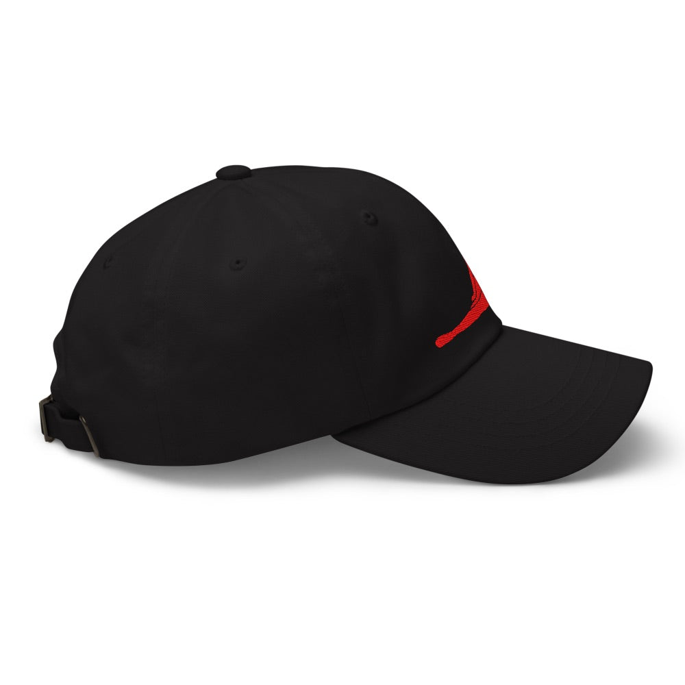 Paige three - Silhouette Embroidered Dad hat