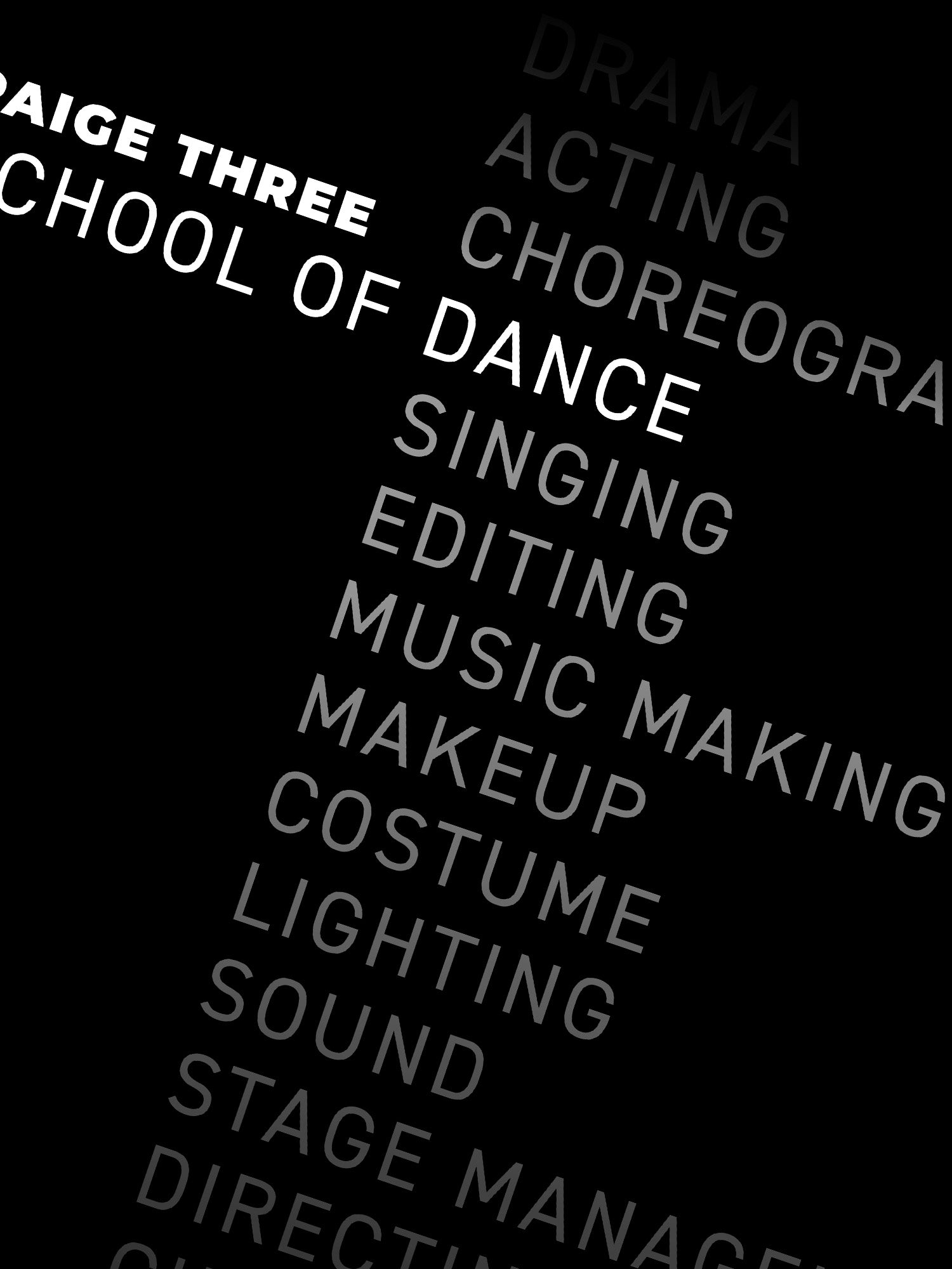 Paige Three - School Of Dance T-shirt