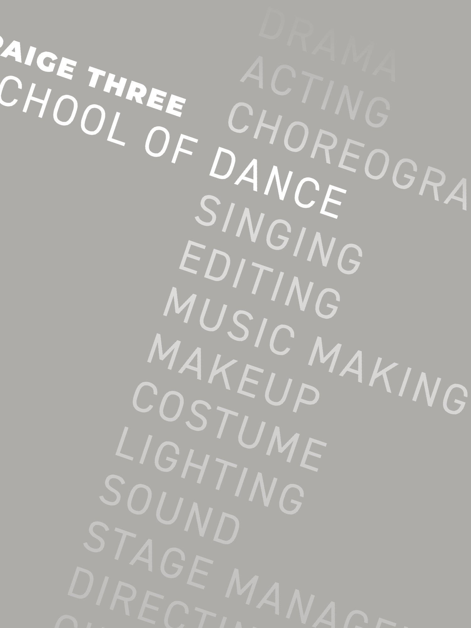 Paige Three - School Of Dance T-shirt