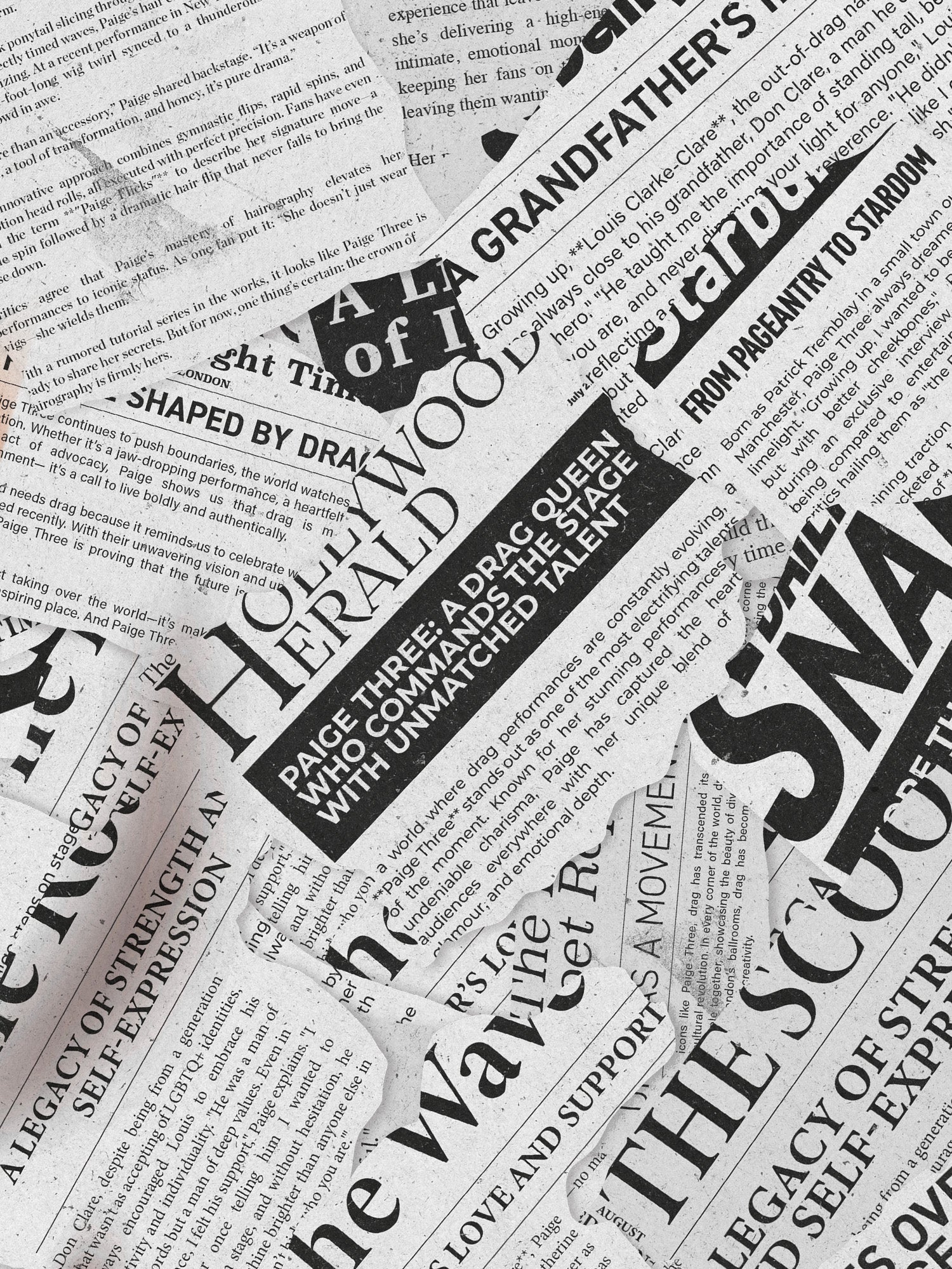 Paige Three - Face Fan