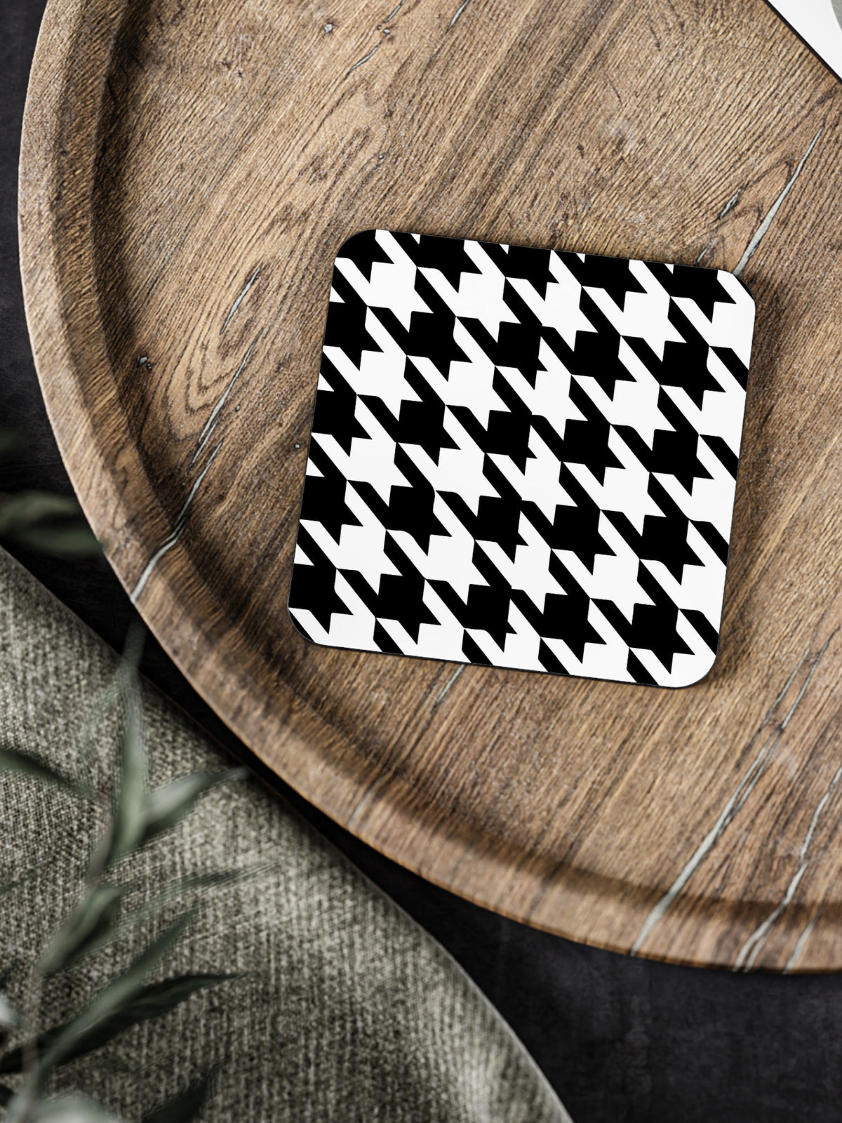 Pattern Houndstooth Coaster