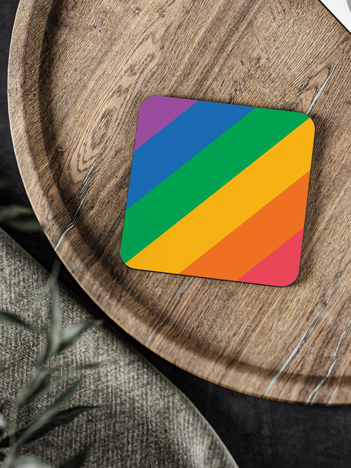 Pride Rainbow Coaster
