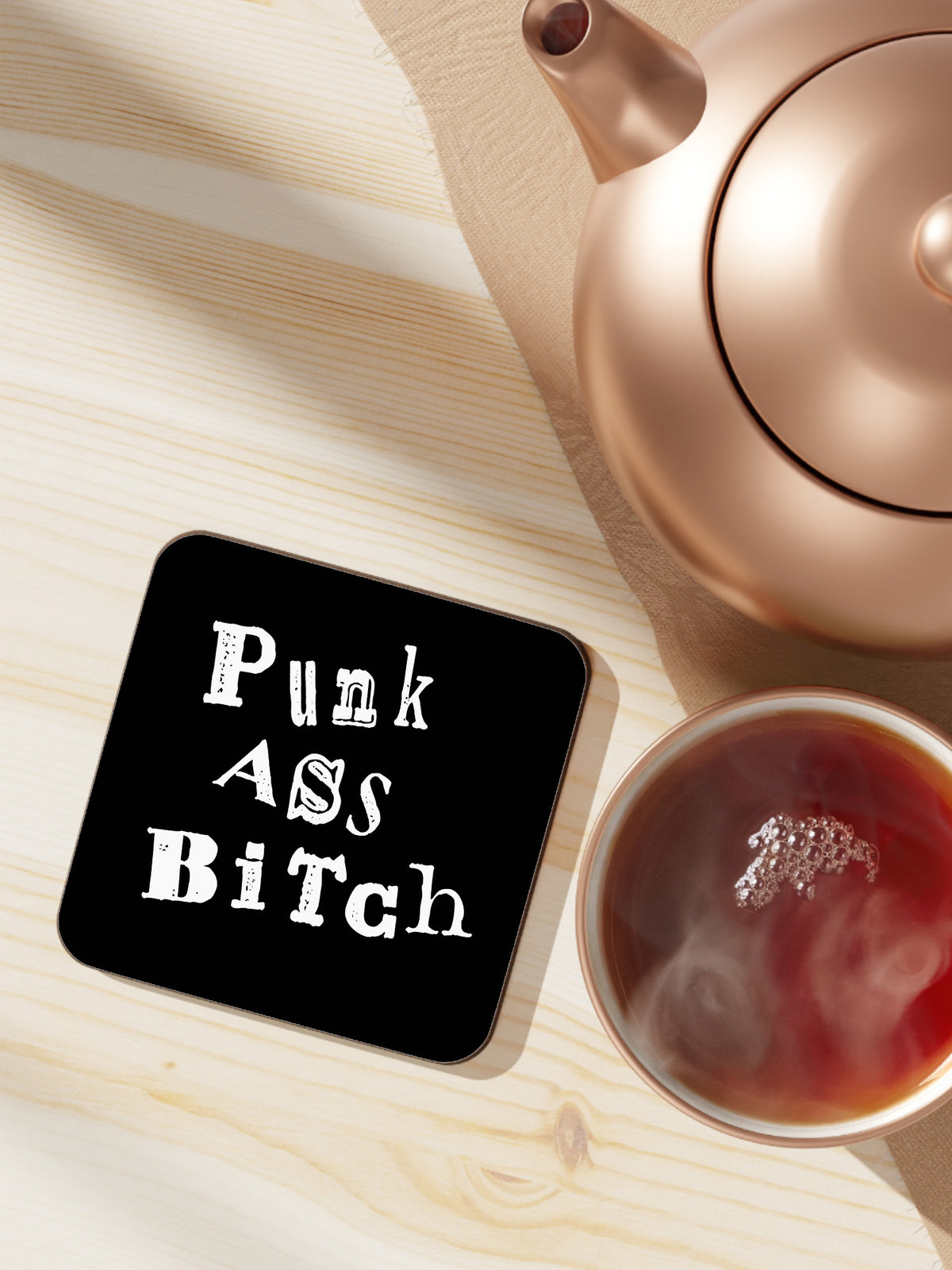 Punk As Bitch Coaster