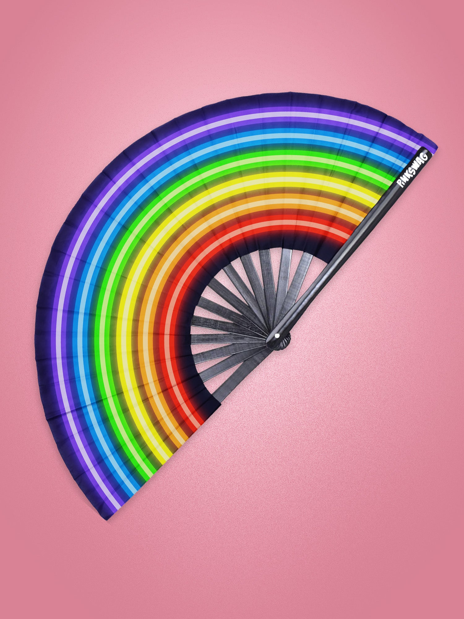 Neon Rainbow UV Fan