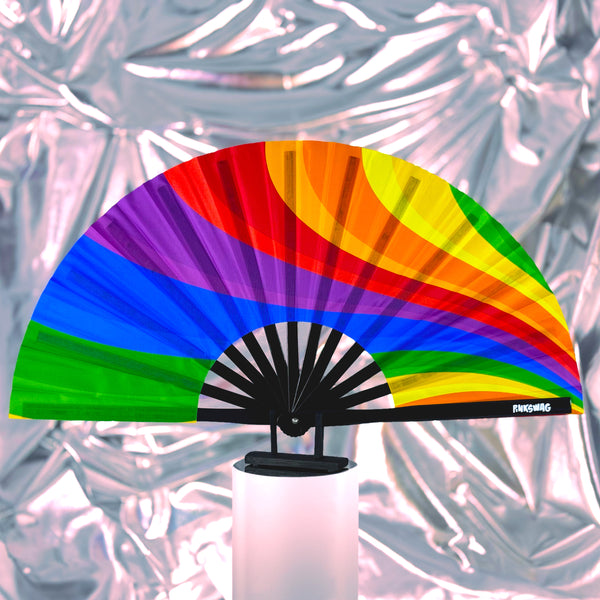 Clack Clack - Rainbow Swirl Fan