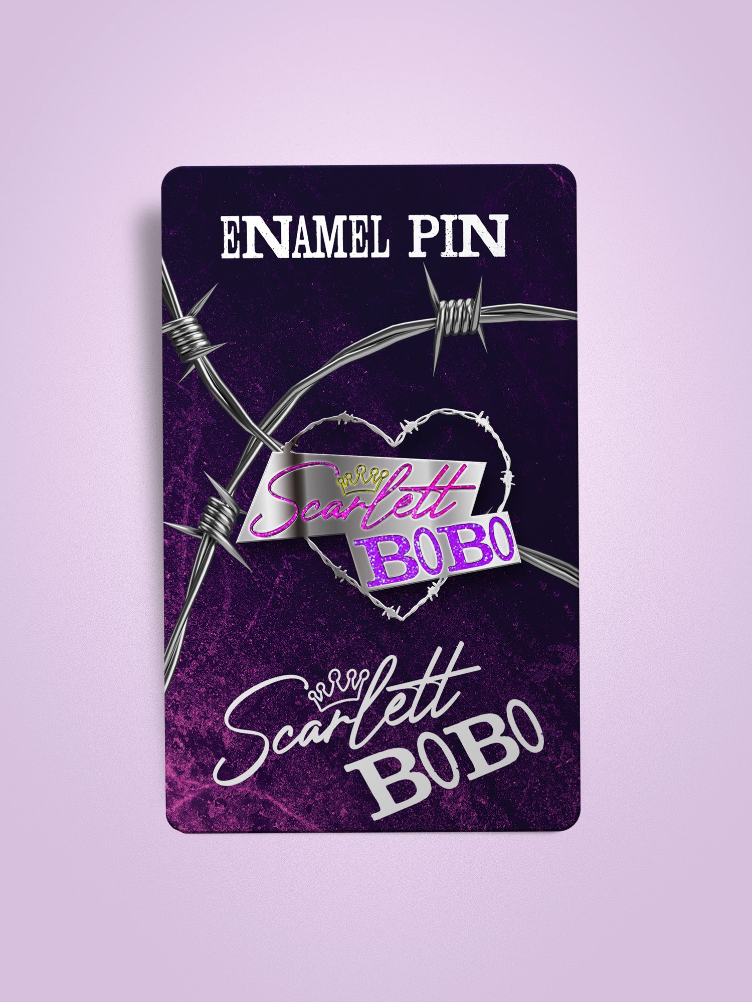 Scarlett Bobo - Logo Enamel Pin