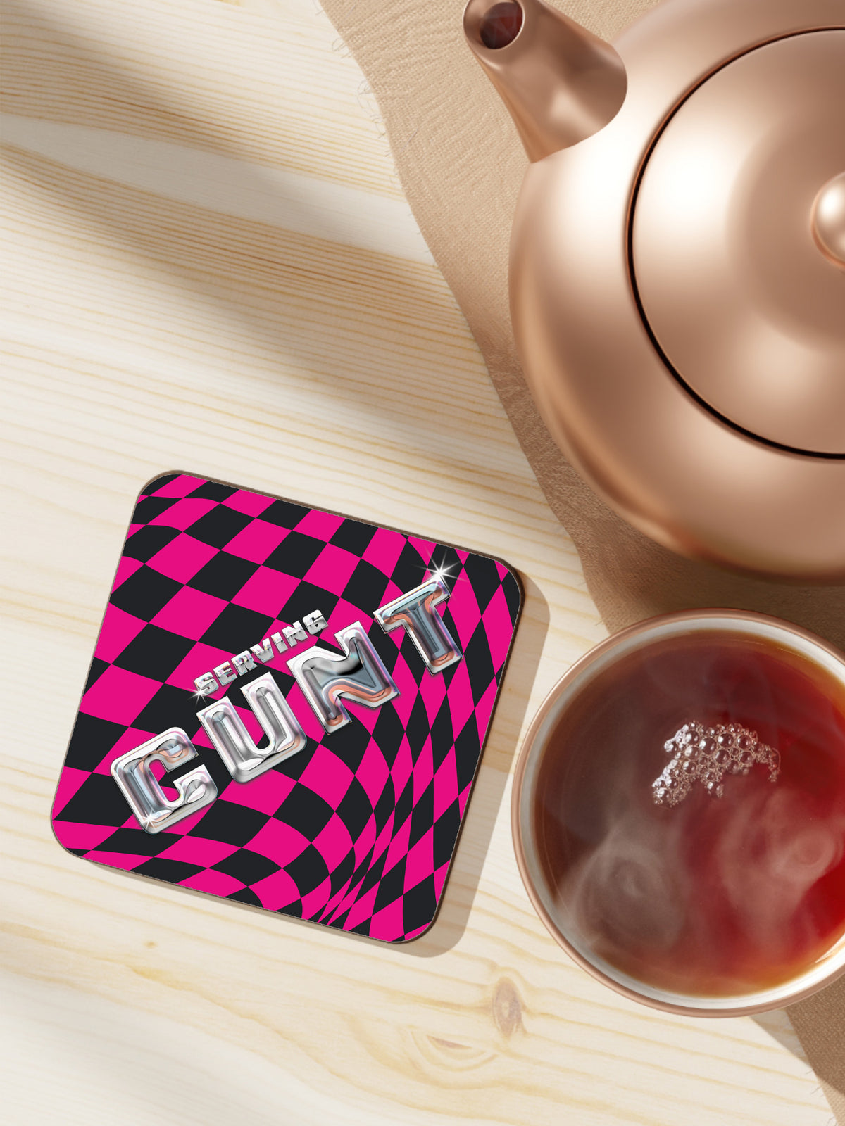 Serving Cunt Coaster