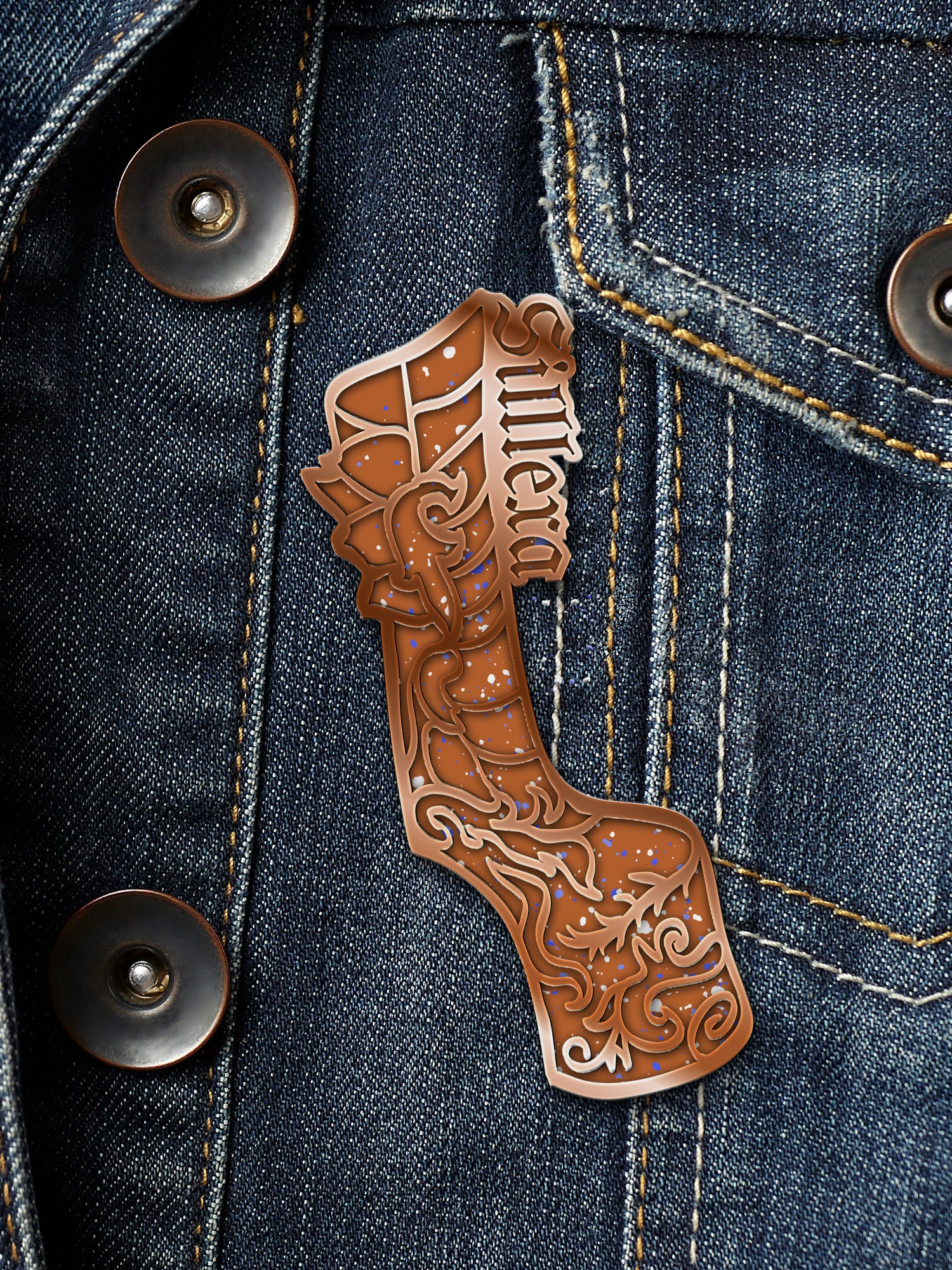 Silllexa Diction - Warrior Enamel Pin