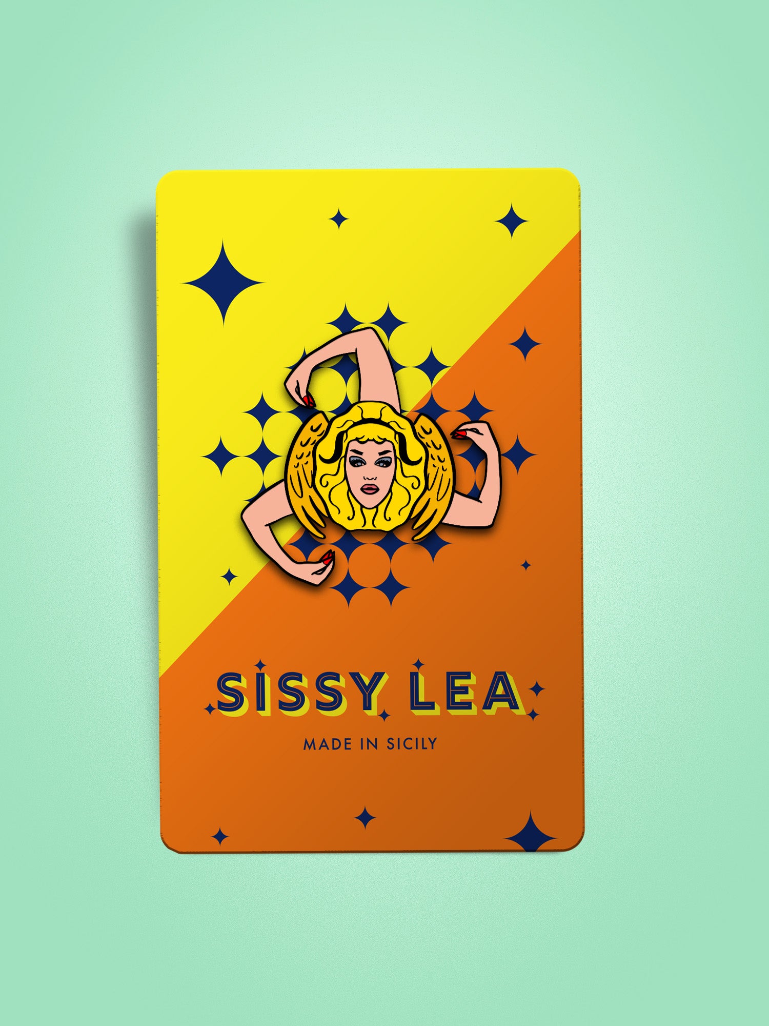 Sissy Lea - Trinacria Enamel Pin