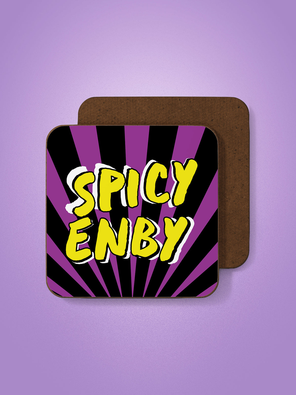 Spicy Enby Coaster
