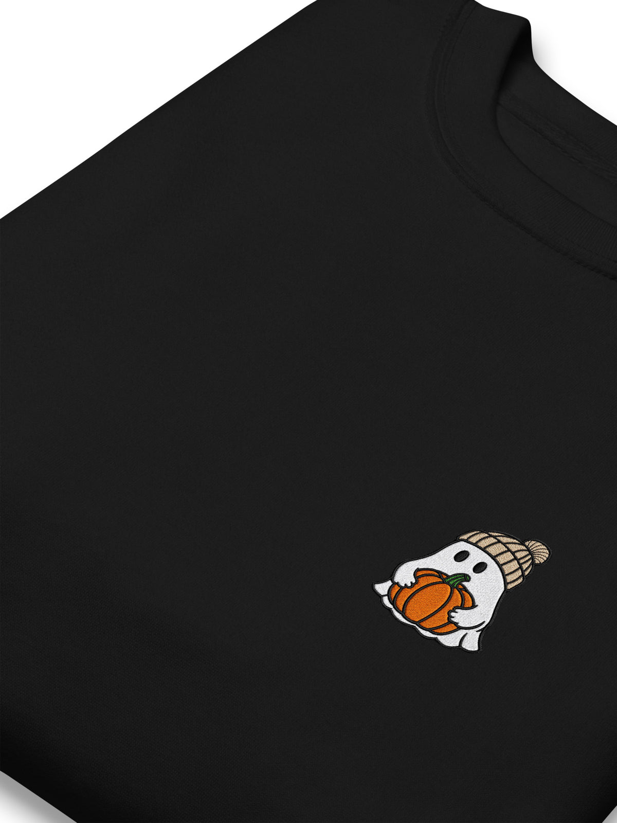 Pumpkin Ghost Embroidered Sweatshirt, photo 3