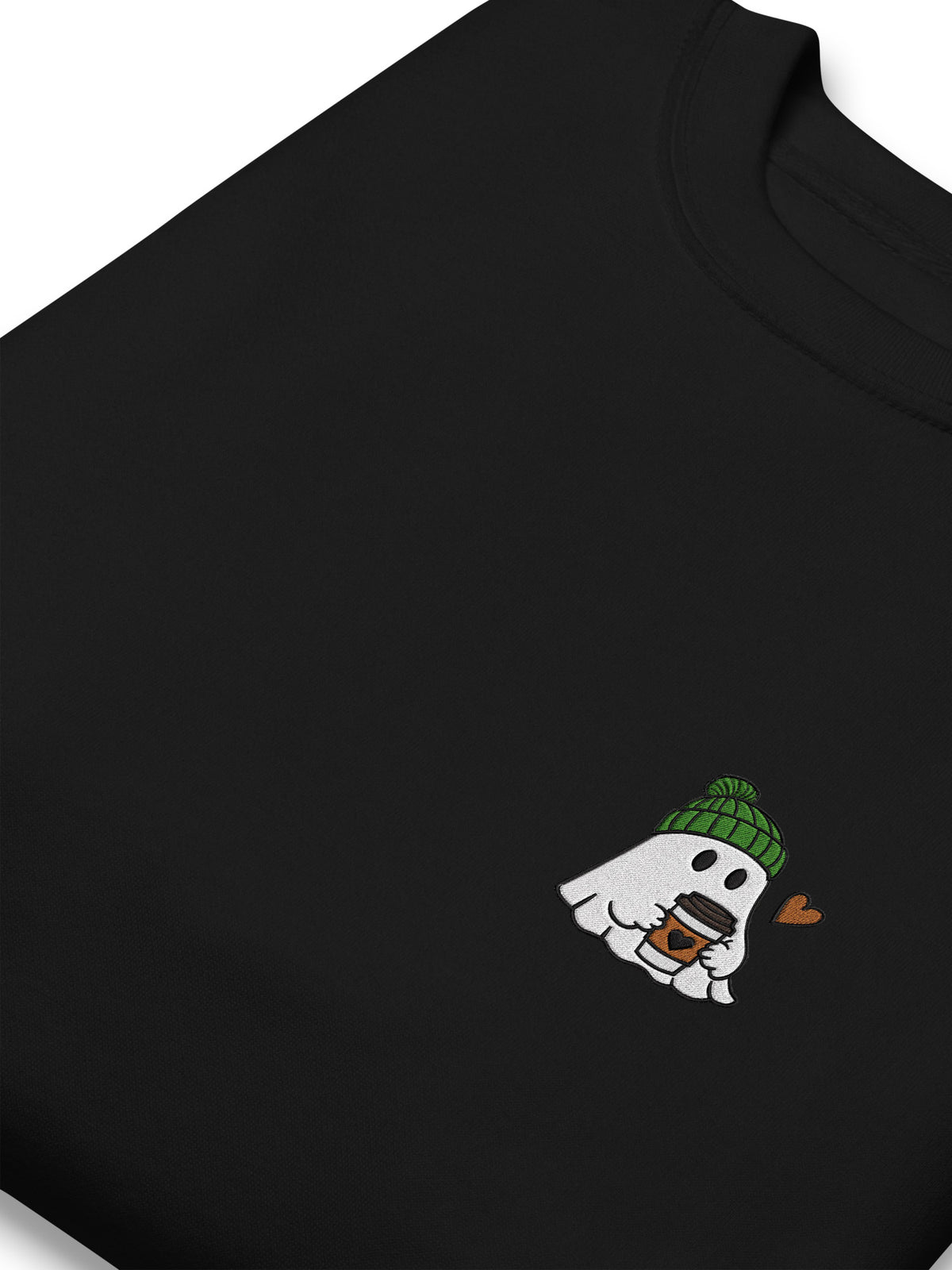 Latte Ghost Embroidered Sweatshirt, photo 4