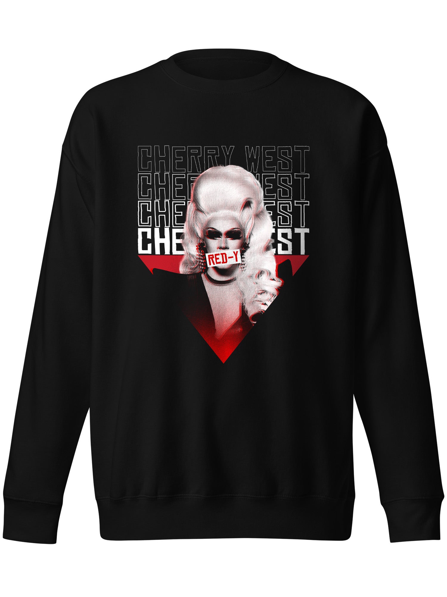 Cherry West - Red-y Down Sweatshirt
