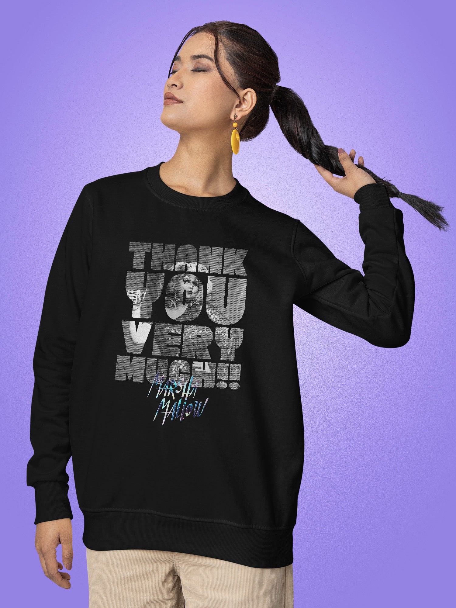 Marsha Mallow - Thank You Very Much Sweatshirt