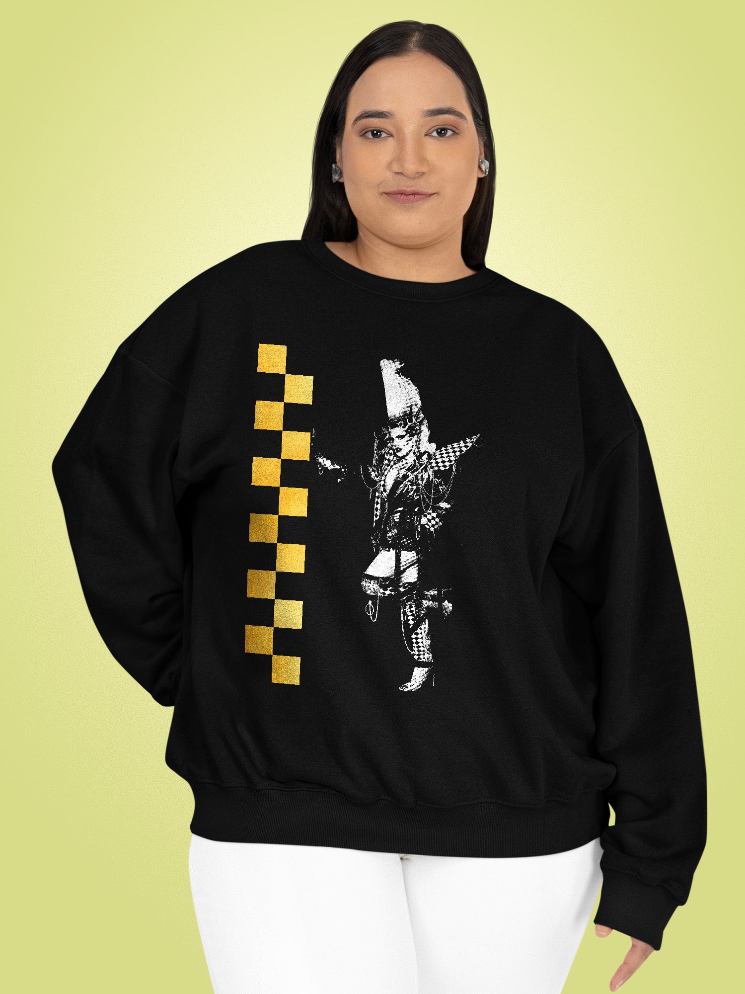 Michael Marouli - Caution Checkers Sweatshirt