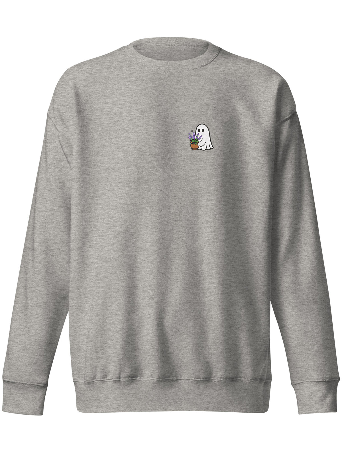 Lavender Ghost Embroidered Sweatshirt, photo 7