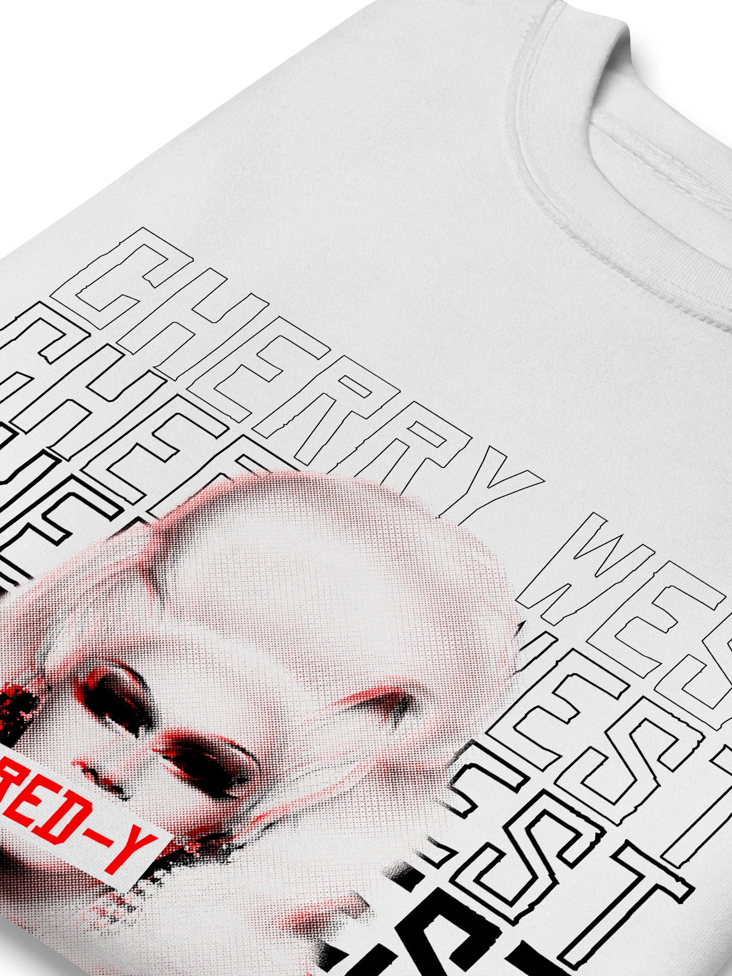 Cherry West - Red-y Down Sweatshirt