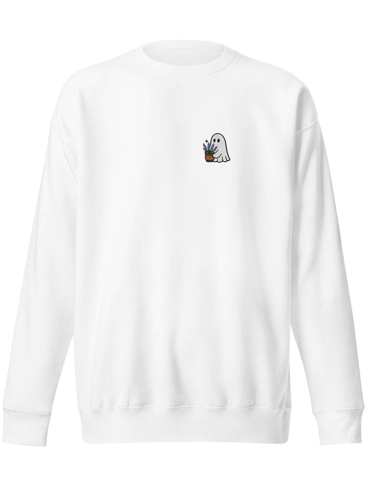 Lavender Ghost Embroidered Sweatshirt, photo 8